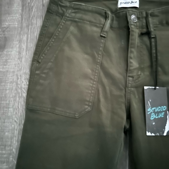 Pants new! Stretch! Green! - Picture 4 of 10